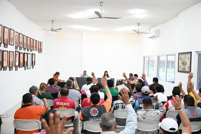 Sesiona el Consejo Municipal de Protección Civil en Martínez de la Torre